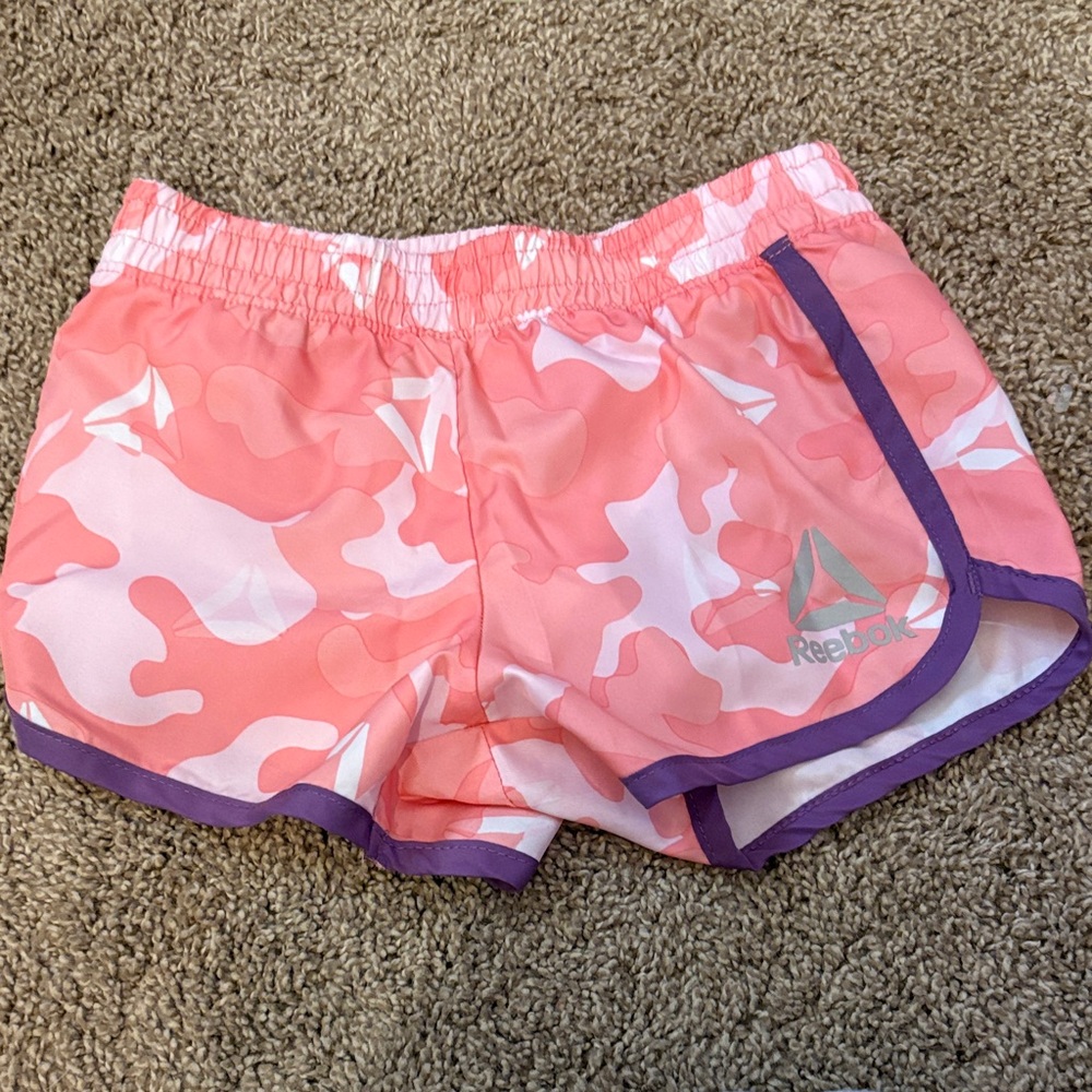 Reebok Children's Athletic Pink and Purple Shorts